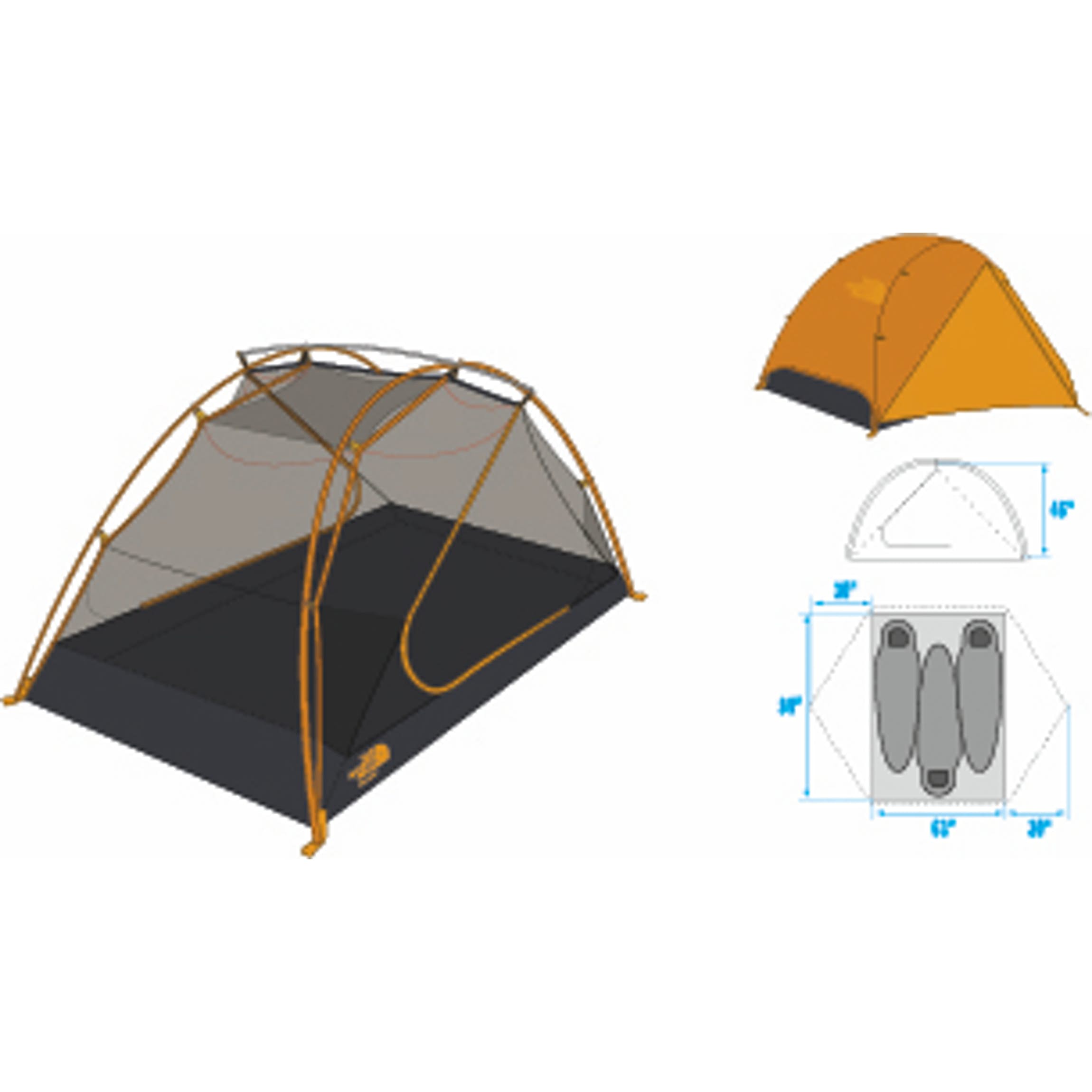 mckinley nevada 3 zelt 3-person tent